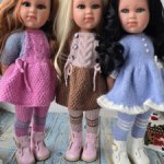 Комплекты из пуха норки, для ллоренс 42 см