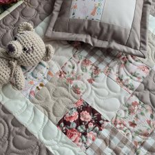 Лоскутный комплект для "Дивный сад".