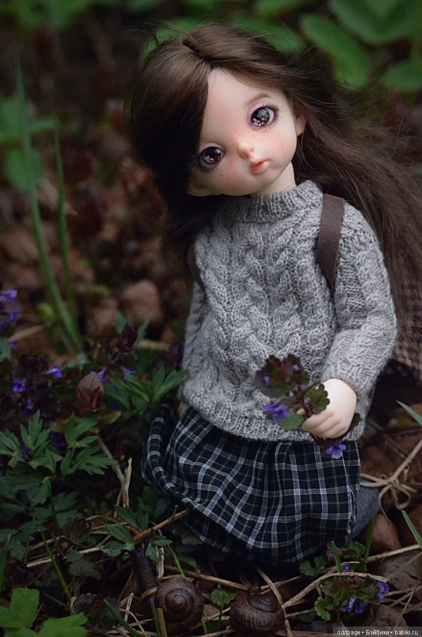 Матильда и улиточки | Бэйбики Матильда и улиточки — Куклы Fairyland (ФэйриЛэнд): BJD (БЖД) (фото 3)