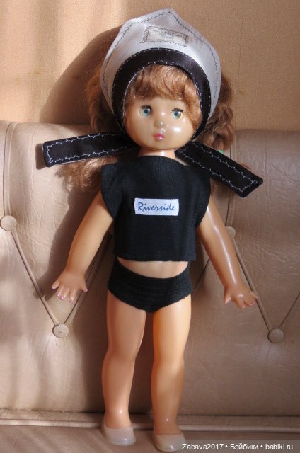 одежда, платье, советская кукла, топик, косынка