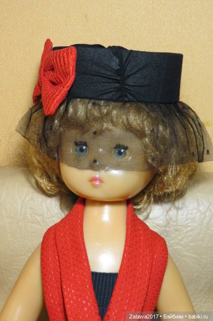 одежда, платье, советская кукла, шляпка, сумка