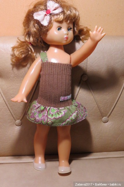 одежда, платье, советская кукла, шляпка, сумка