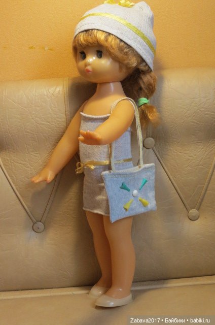 одежда, платье, советская кукла, шляпка, сумка