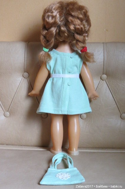 одежда, платье, советская кукла, шляпка, сумка