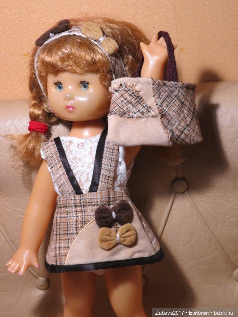 одежда, платье, советская кукла, жакет, косынка