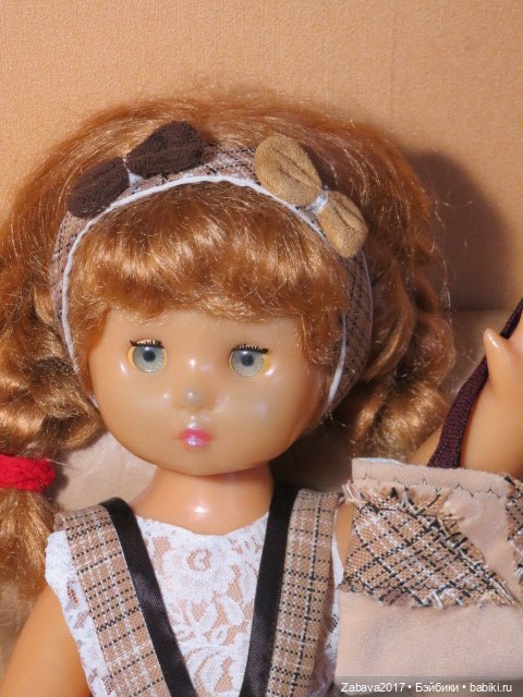 одежда, платье, советская кукла, сумка, косынка