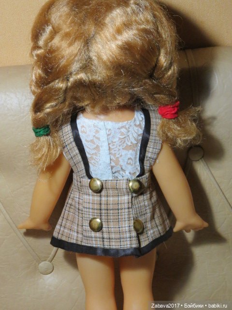 одежда, платье, советская кукла, топик, косынка
