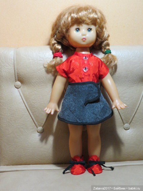 одежда, платье, советская кукла, сумка, косынка