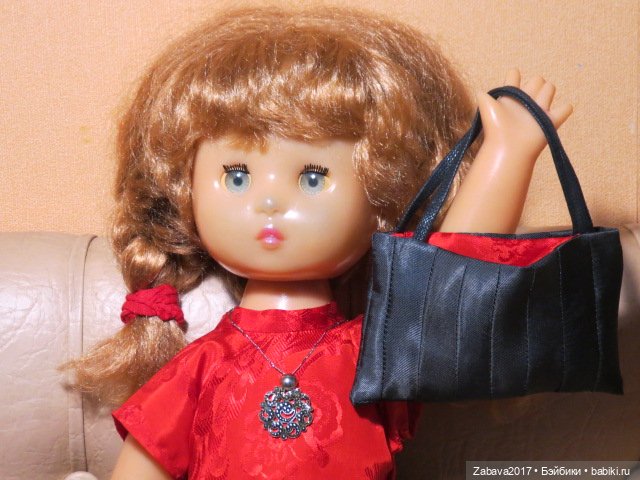 одежда, платье, советская кукла, сумка, косынка