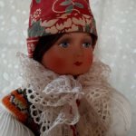 Немецкая кукла в шикарном национальном костюме Богемии.Снижение цены.