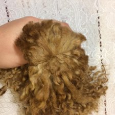 Продам парик из шерсти овечки, на минифи 17,5-18,5см обхват