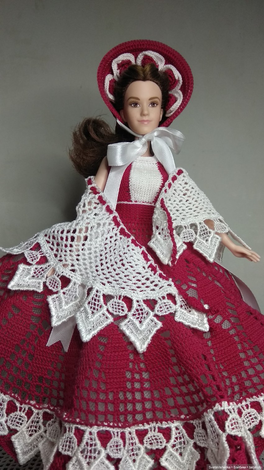 Бальное платье и две шляпки в викторианском стиле для Барби | Бэйбики Бальное платье и две шляпки в викторианском стиле для Барби (фото 3)