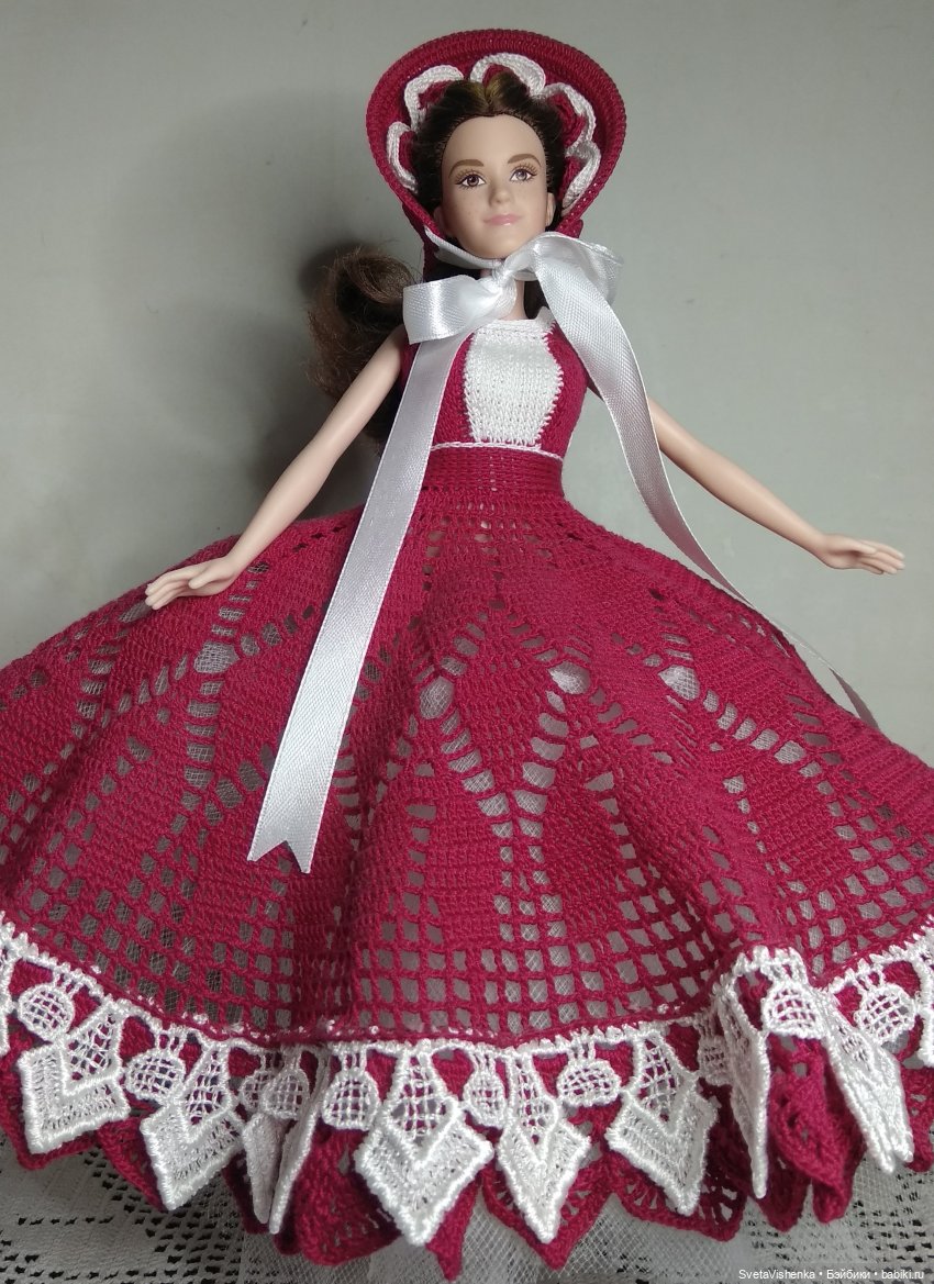 Бальное платье и две шляпки в викторианском стиле для Барби | Бэйбики Бальное платье и две шляпки в викторианском стиле для Барби (фото 2)