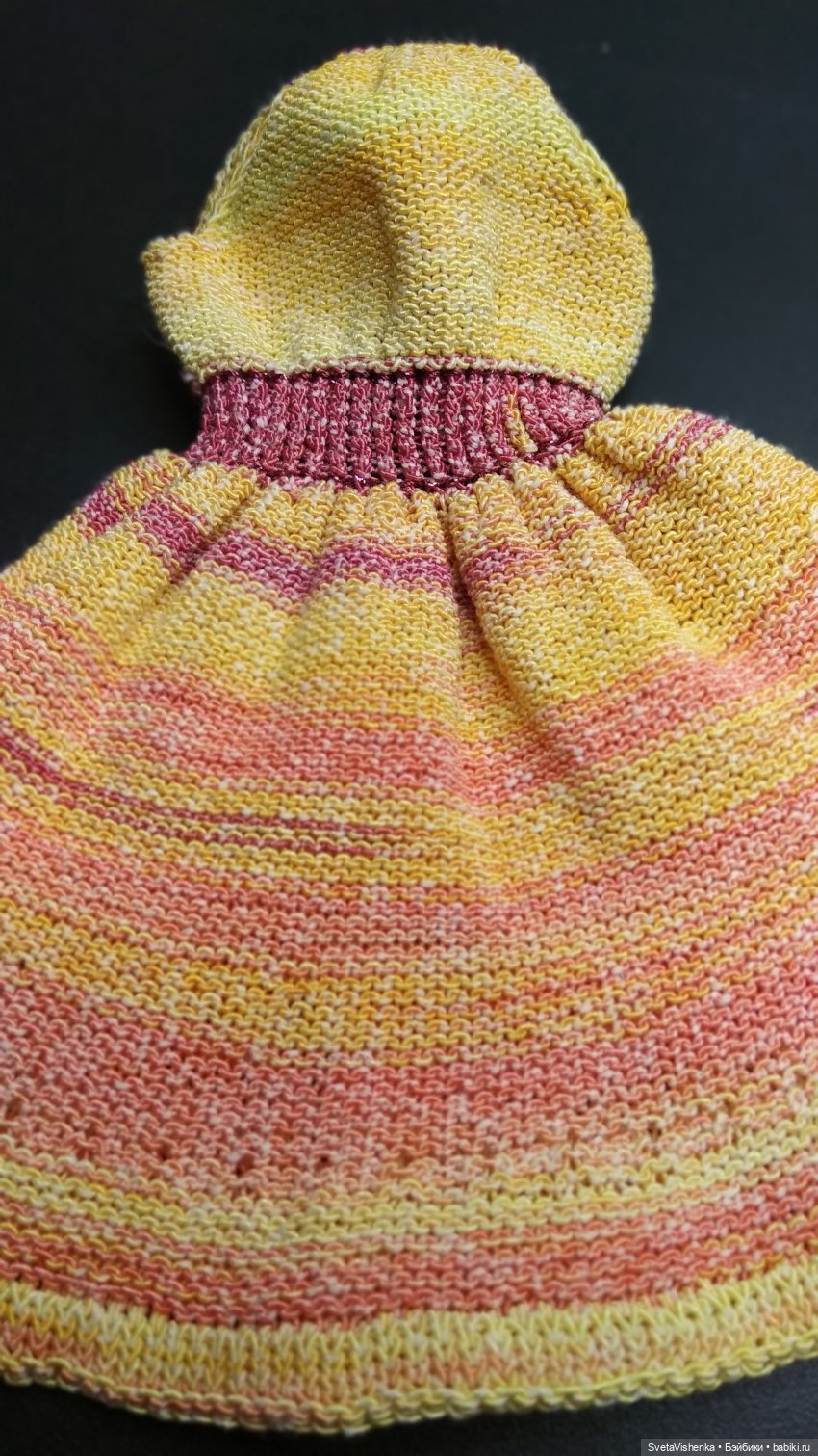 Эксперимент со сложной пряжей…Лучик (фото 3)