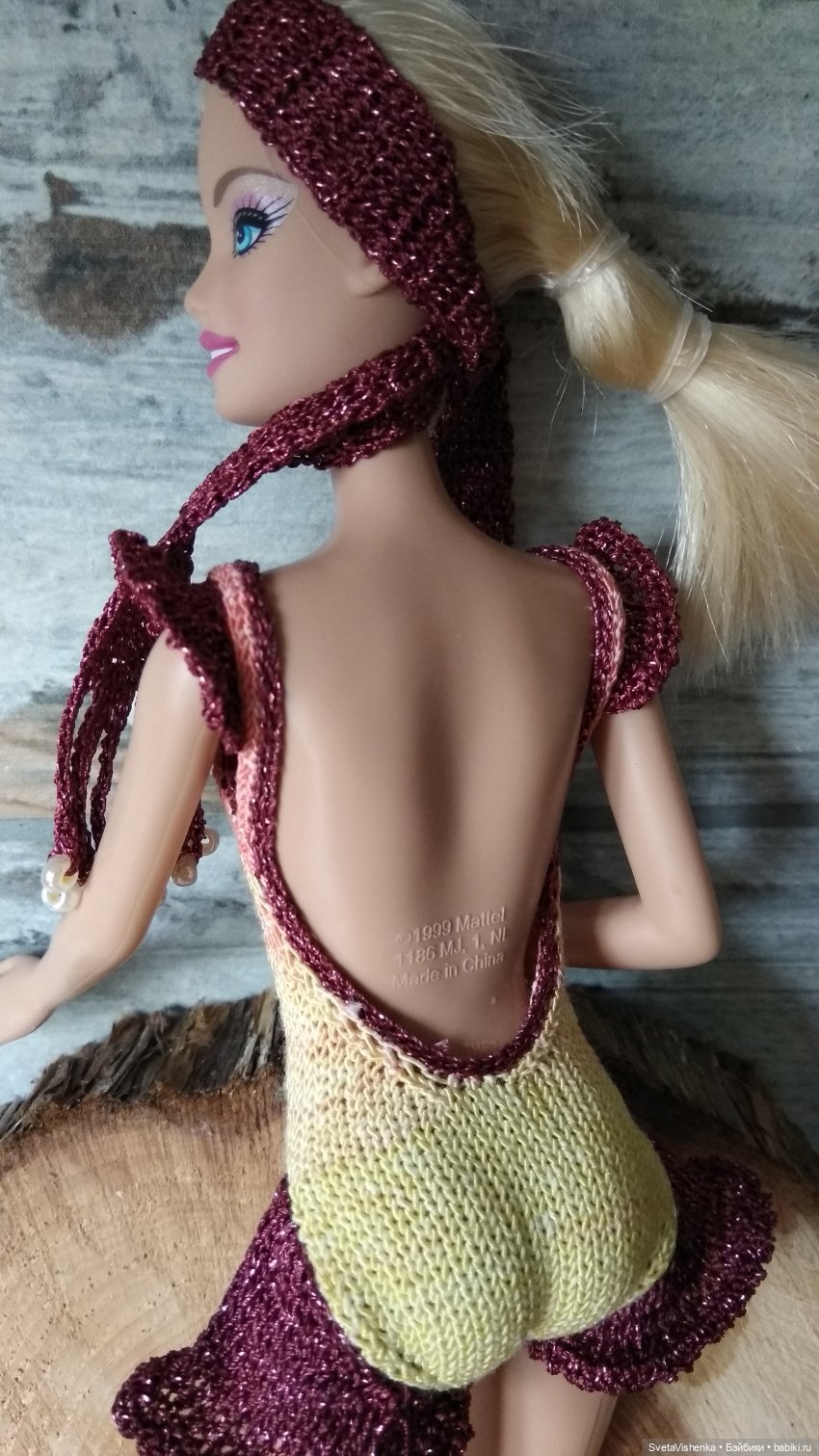 Эксперимент со сложной пряжей…Лучик (фото 6)