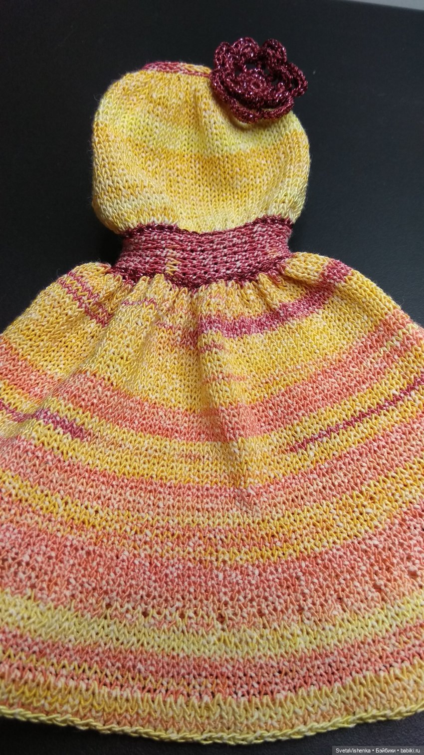 Эксперимент со сложной пряжей…Лучик (фото 4)