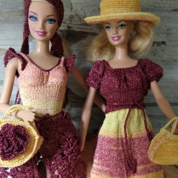 Эксперимент со сложной пряжей…Лучик.