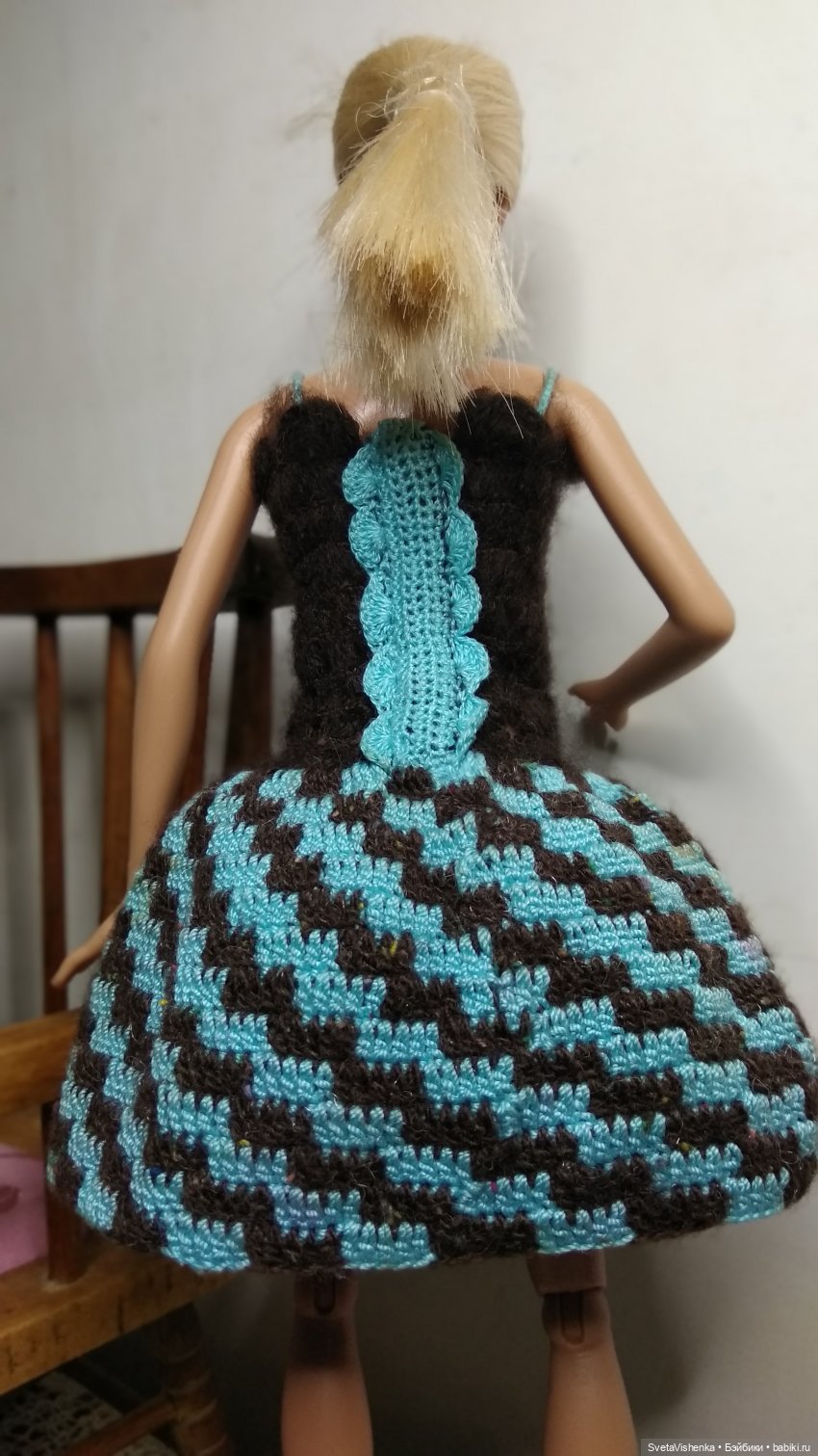 Платье на основе тесьмы — Одежда и обувь для кукол своими руками: фото (фото 2)