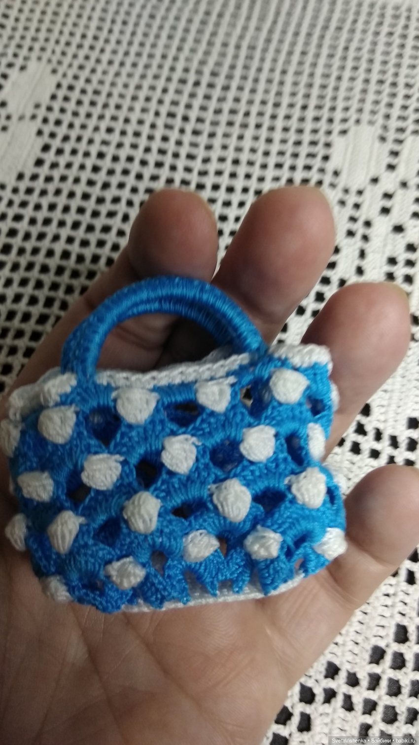 Пляжный костюм для Барби + сумочка. Рекомендации по формированию сумочки | Бэйбики Пляжный костюм для Барби + сумочка. Рекомендации по формированию сумочки (фото 3)