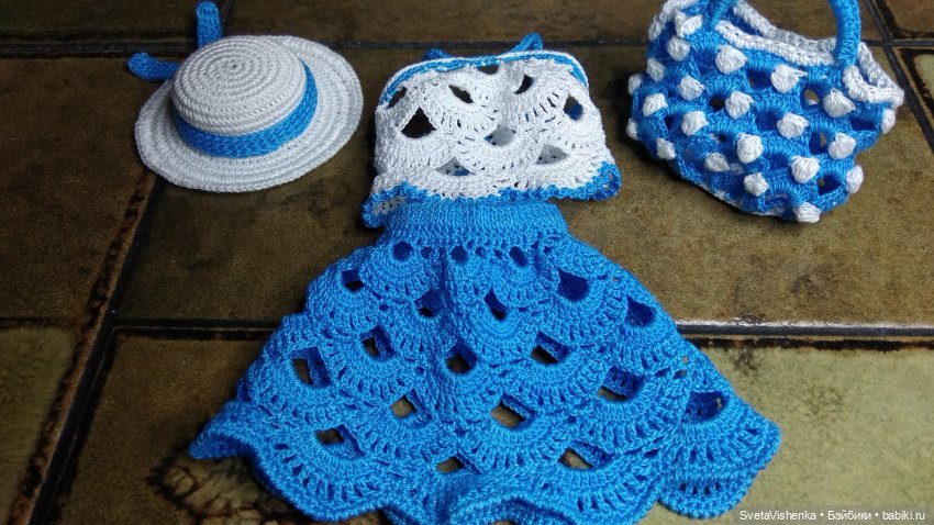 Пляжный костюм для Барби + сумочка. Рекомендации по формированию сумочки | Бэйбики Пляжный костюм для Барби + сумочка. Рекомендации по формированию сумочки (фото 6)