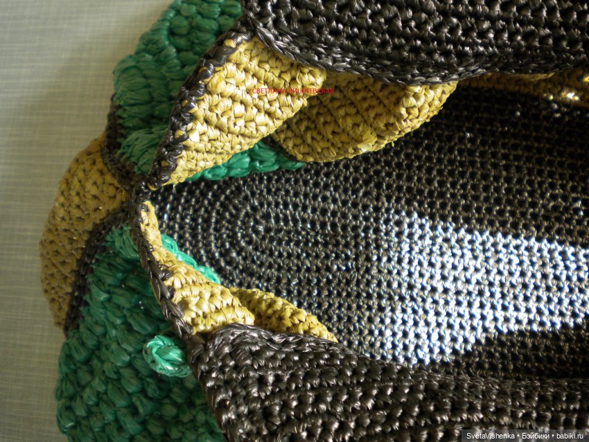 Вязаное платье, сумочка и шляпка для Барби (фото 7)