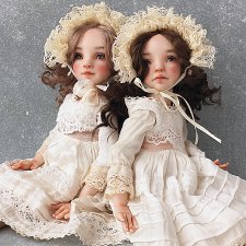 Авторские куколки Лианы Каримовой Элли и Мэри