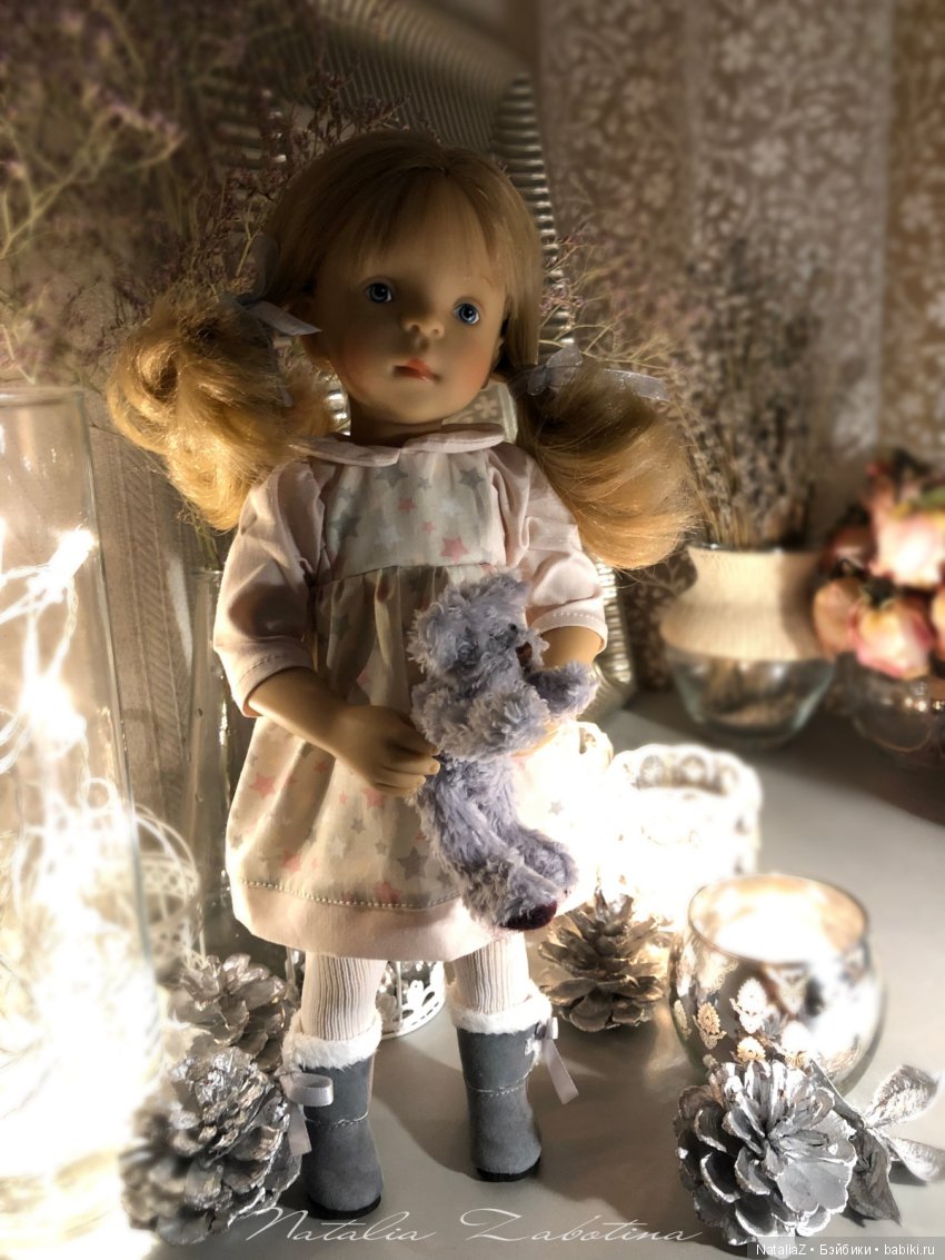 Василиска–Снеговичок — Куклы Sylvia Natterer (Сильвия Наттерер): Gotz
