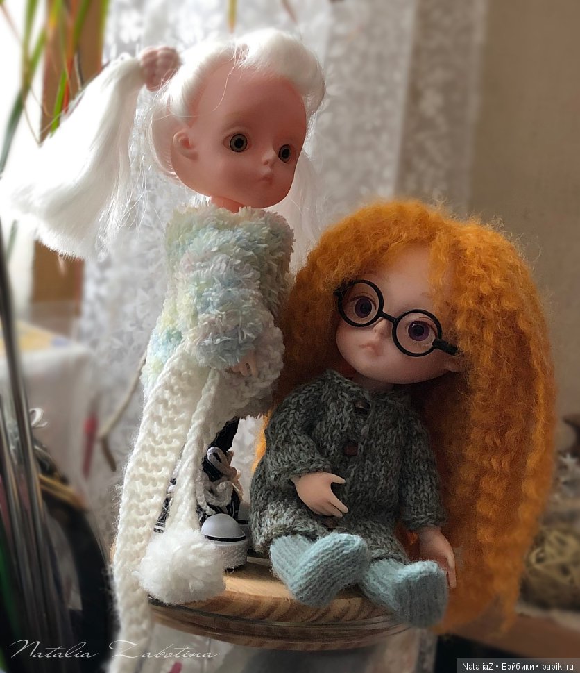 Китайские шарнирные куколки "Baboliy" (16 см) и "Xiaomi Monst" (30 см)