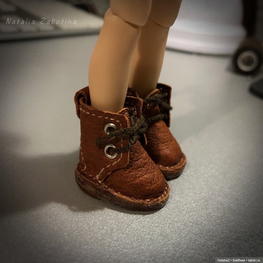 Обувь из кожи без колодки