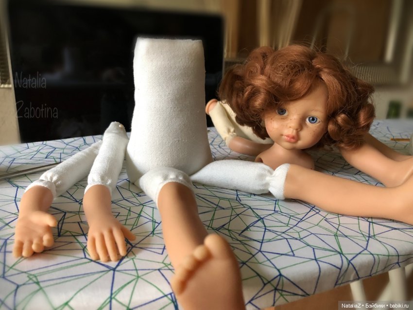 Моя идеальная "болтушка" — мягкое тело для виниловой куклы (фото 5)