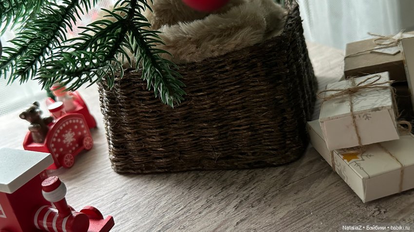Плетем корзину для кукол 1/6: миниатюрный декор своими руками 🎄🎄🎄 (фото 4)