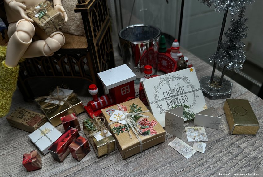 Плетем корзину для кукол 1/6: миниатюрный декор своими руками 🎄🎄🎄