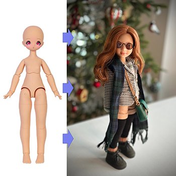 Удобная гибридизация тела DBS 1/4 с головой испанской куклы