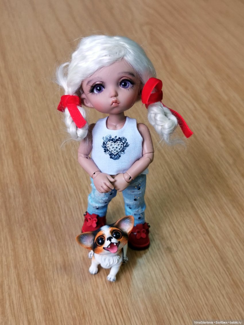 Элли и щенок — Куклы Fairyland (ФэйриЛэнд): BJD (БЖД)
