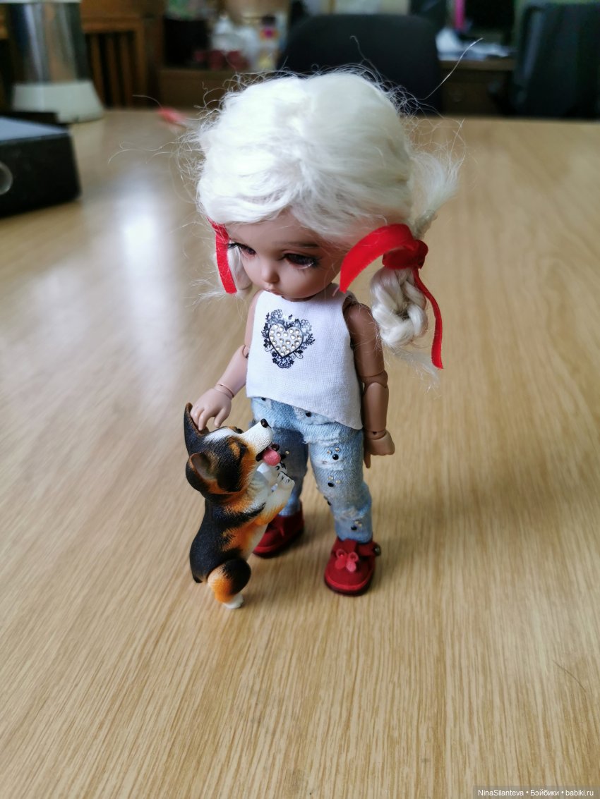 Элли и щенок — Куклы Fairyland (ФэйриЛэнд): BJD (БЖД)