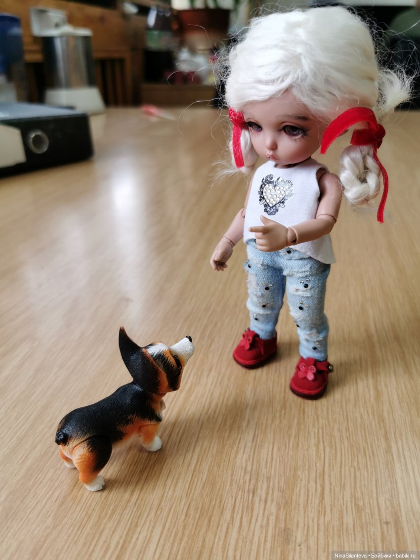 Элли и щенок — Куклы Fairyland (ФэйриЛэнд): BJD (БЖД)