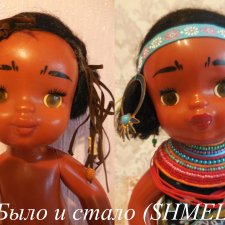 Танцующая кукла. Реставрация и создание авторского образа