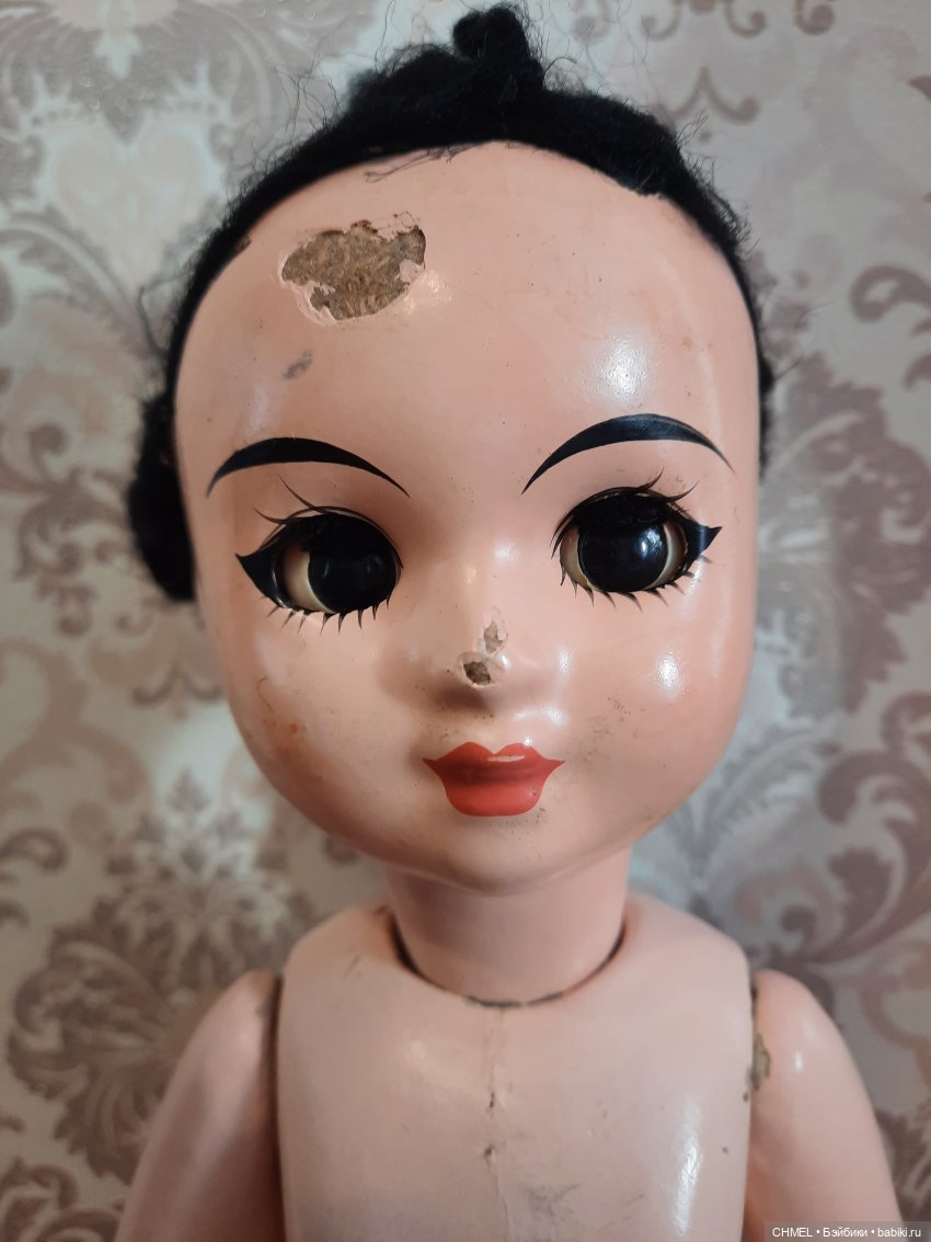 Царица Тамара — Ремонт кукол СССР и ГДР (немок): чернота (фото 3)