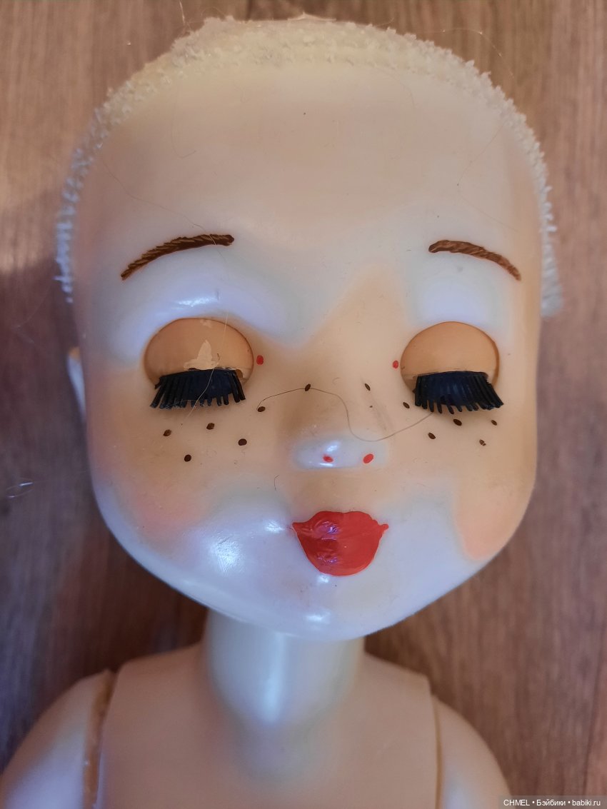 Шагающая Зоя — Ремонт кукол СССР и ГДР (немок): чернота (фото 3)