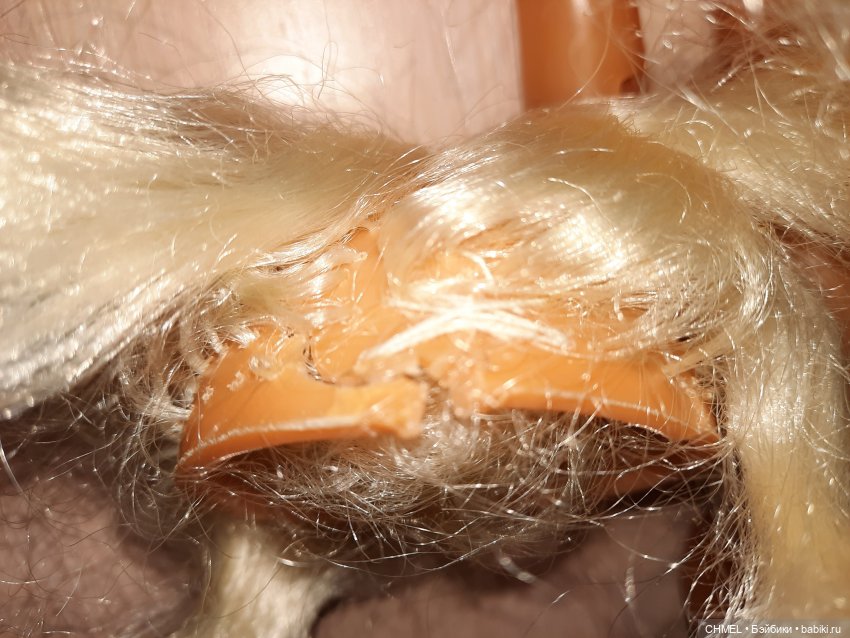 Мальвина. Переделка кирово-чепецкой куколки (фото 4)