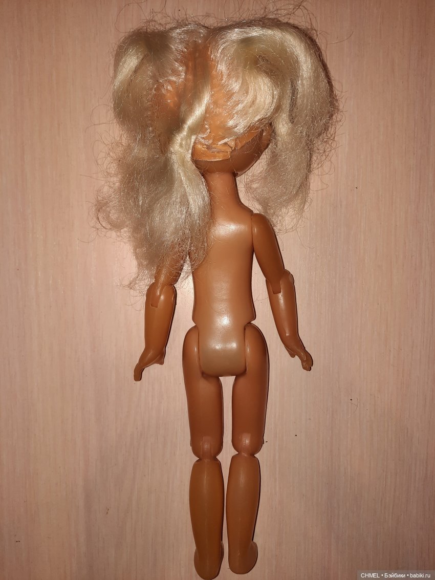 Мальвина. Переделка кирово-чепецкой куколки (фото 2)