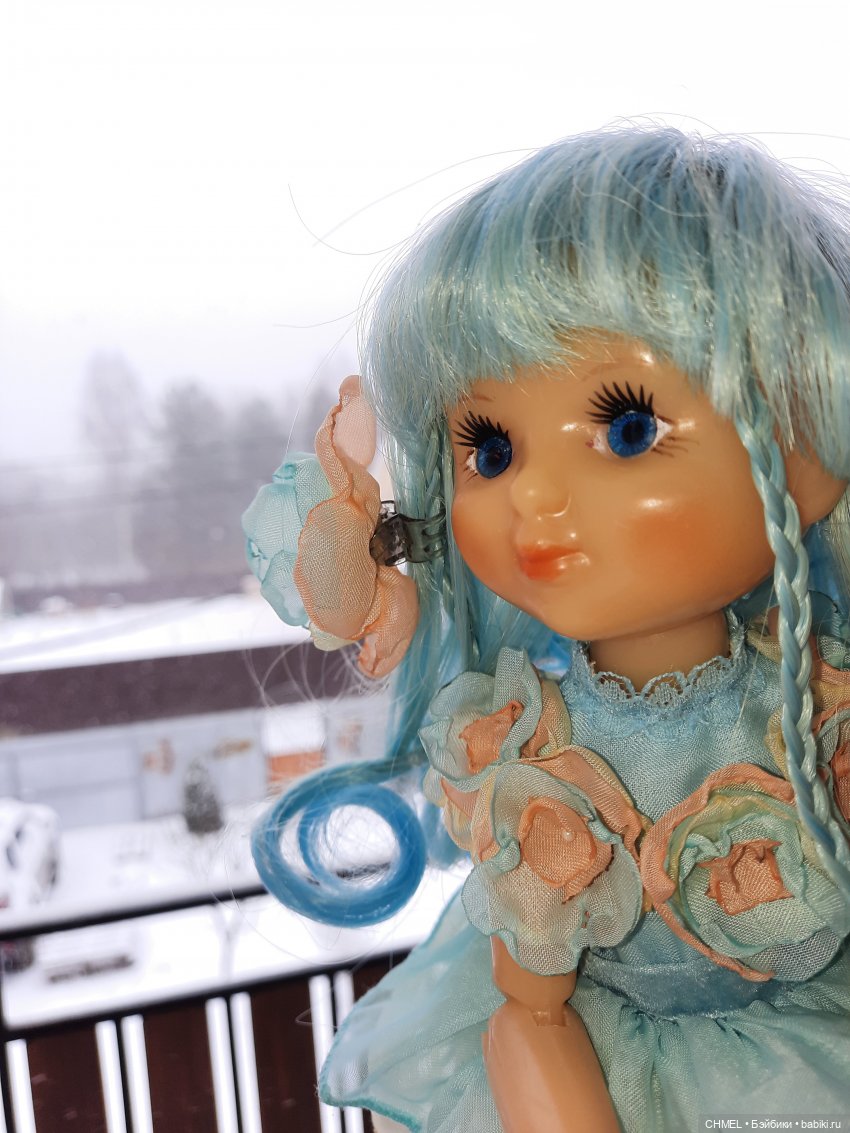 Мальвина. Переделка кирово-чепецкой куколки