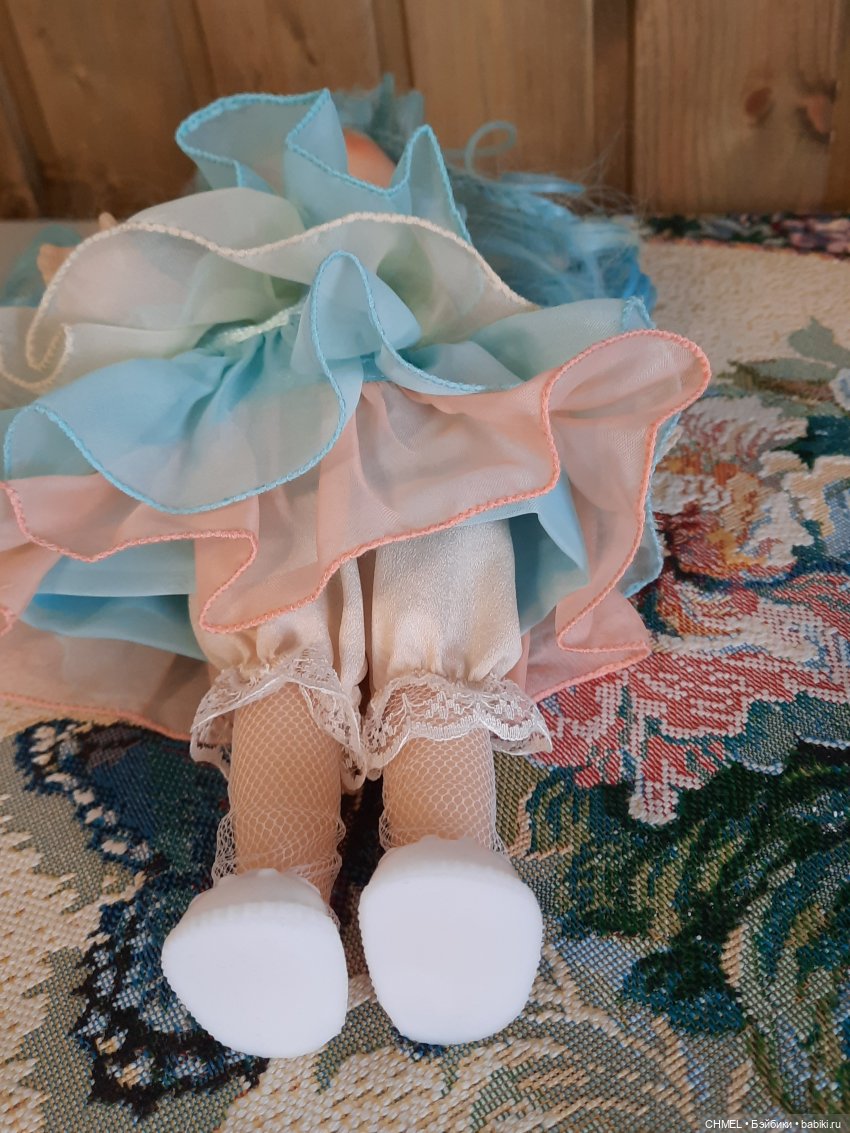 Мальвина. Переделка кирово-чепецкой куколки (фото 10)