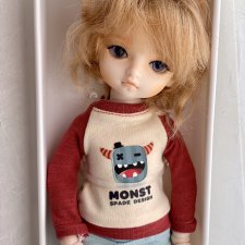Куколка шарнирная Xiaomi Monst Doll, блонд.