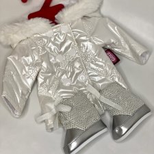 Зимний комплект «Серебро» для кукол Liitle kidz 36 см