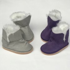Красивые сапожки (угги) для кукол ростом 45-50см.