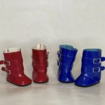 Сапожки для кукол, с ножкой до 7 см.