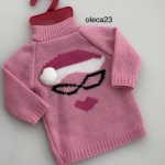 Свитер Gotz «Мисс Санта» для куклы 42-50 см.