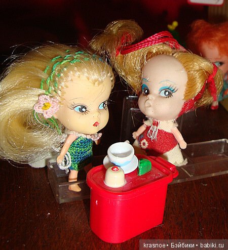 Куколки-брелки. Немецкий винтаж (фото 2)