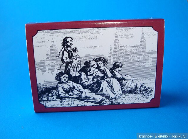 Дрезденская миниатюра в "спичечном" коробке